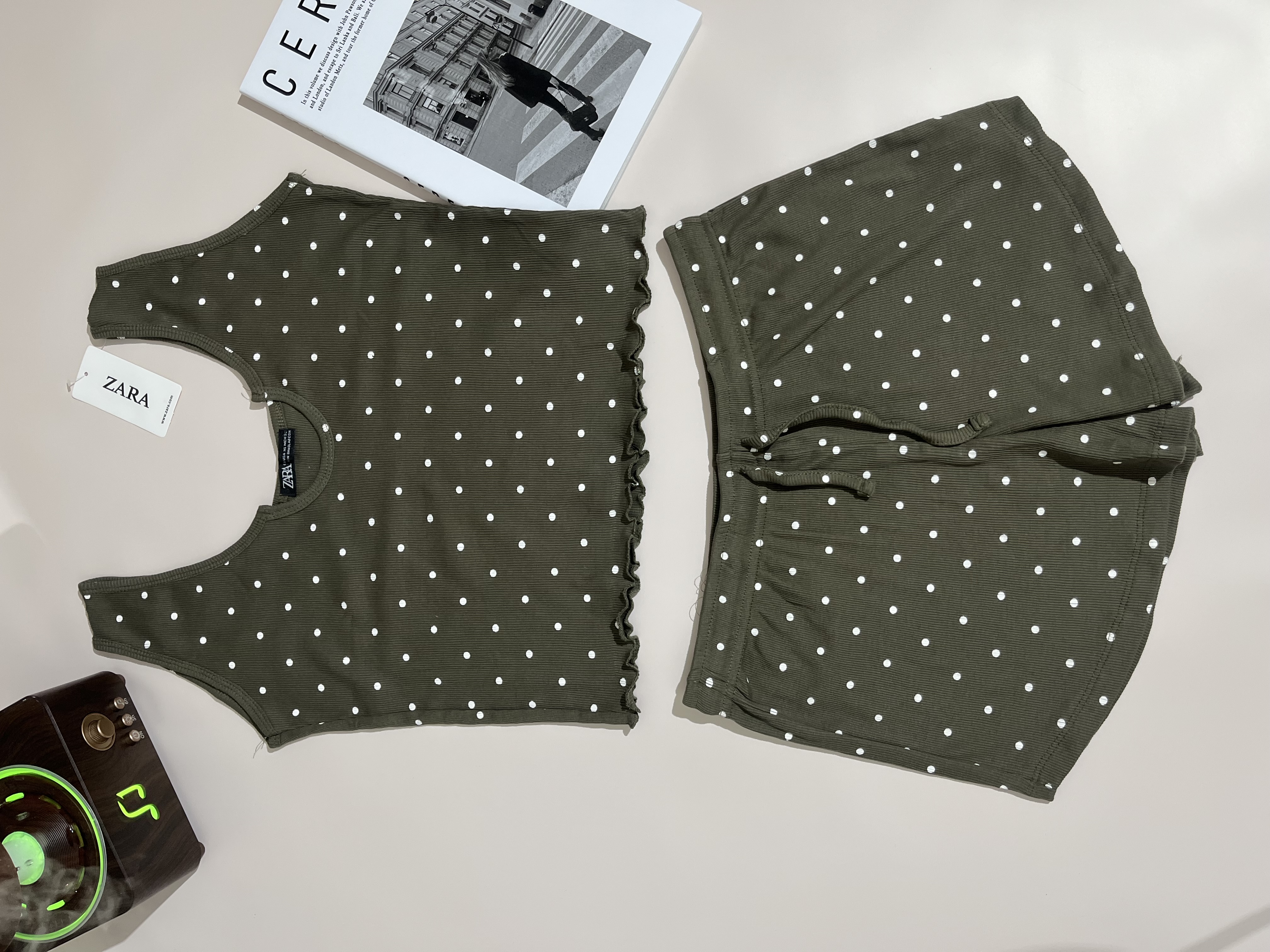 تاپ شورتک برند zara